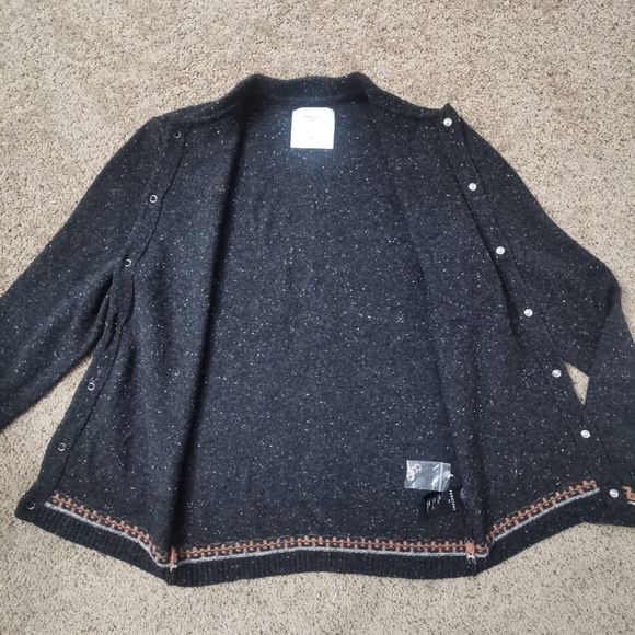 Mens Percival Wool knitwear | Color: Gray Oxford | Size M - Picture 4 of 11